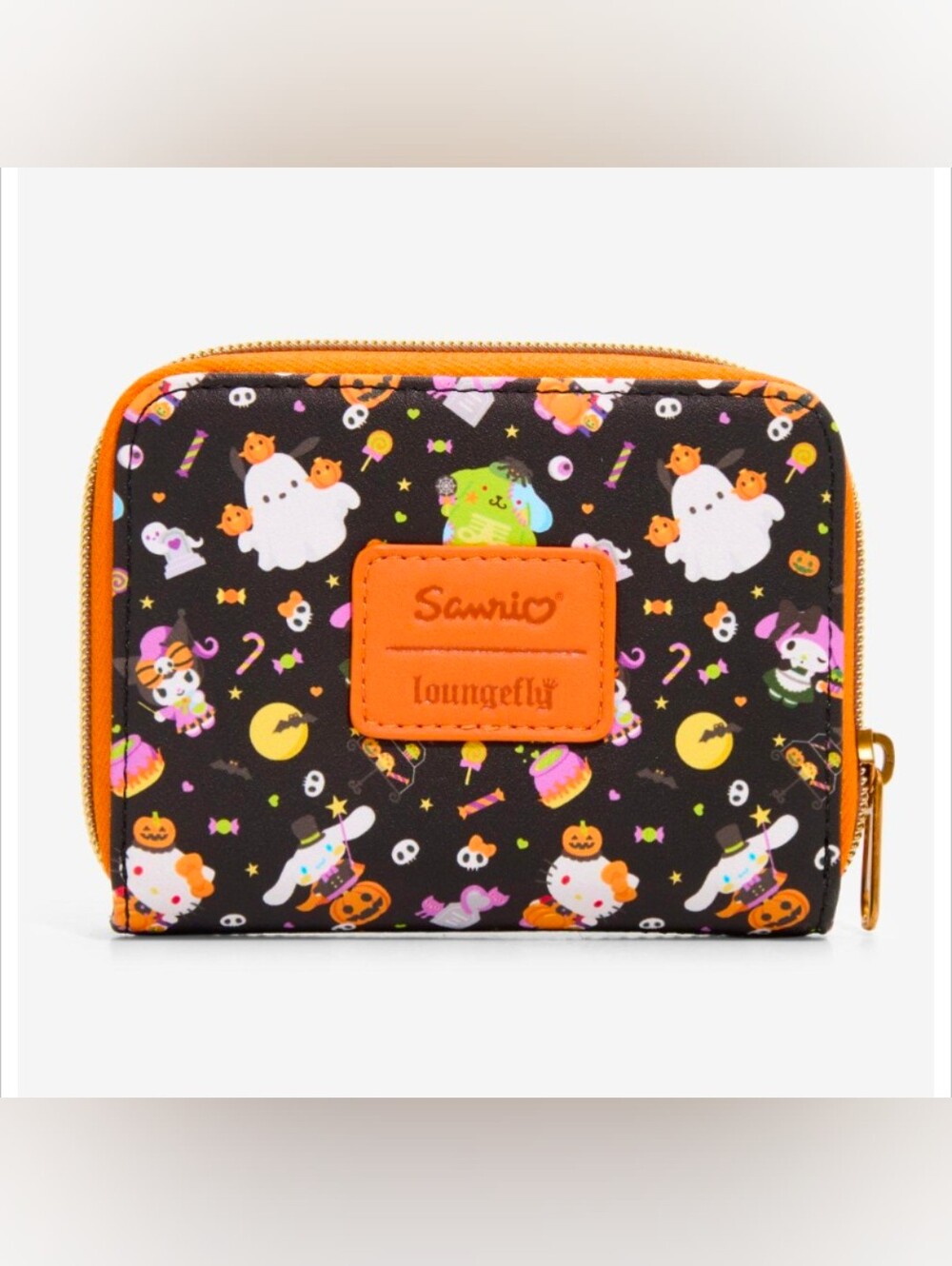 Loungefly Hello Kitty And Friends Halloween Mini Zipper Wallet New With Tags!
